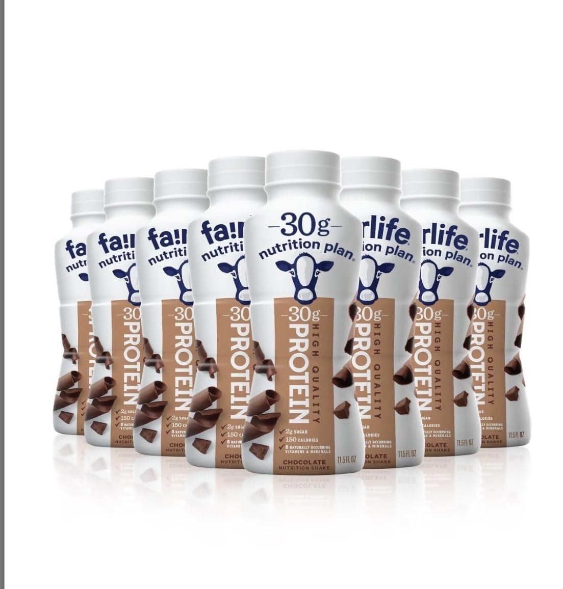 Nutrition Plan - Chocolate High Protein Shake - 30g protein (8 Pack)