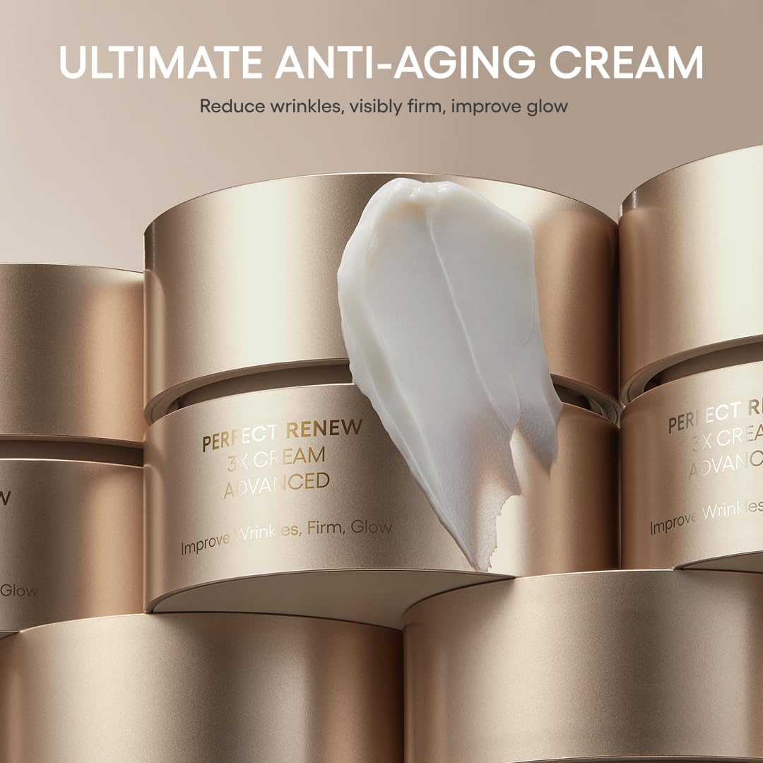 LANEIGE Perfect Renew 3X Routine: Retinol, Ceramide & Collagen Peptides for Wrinkle Care, Firming, & Radiance