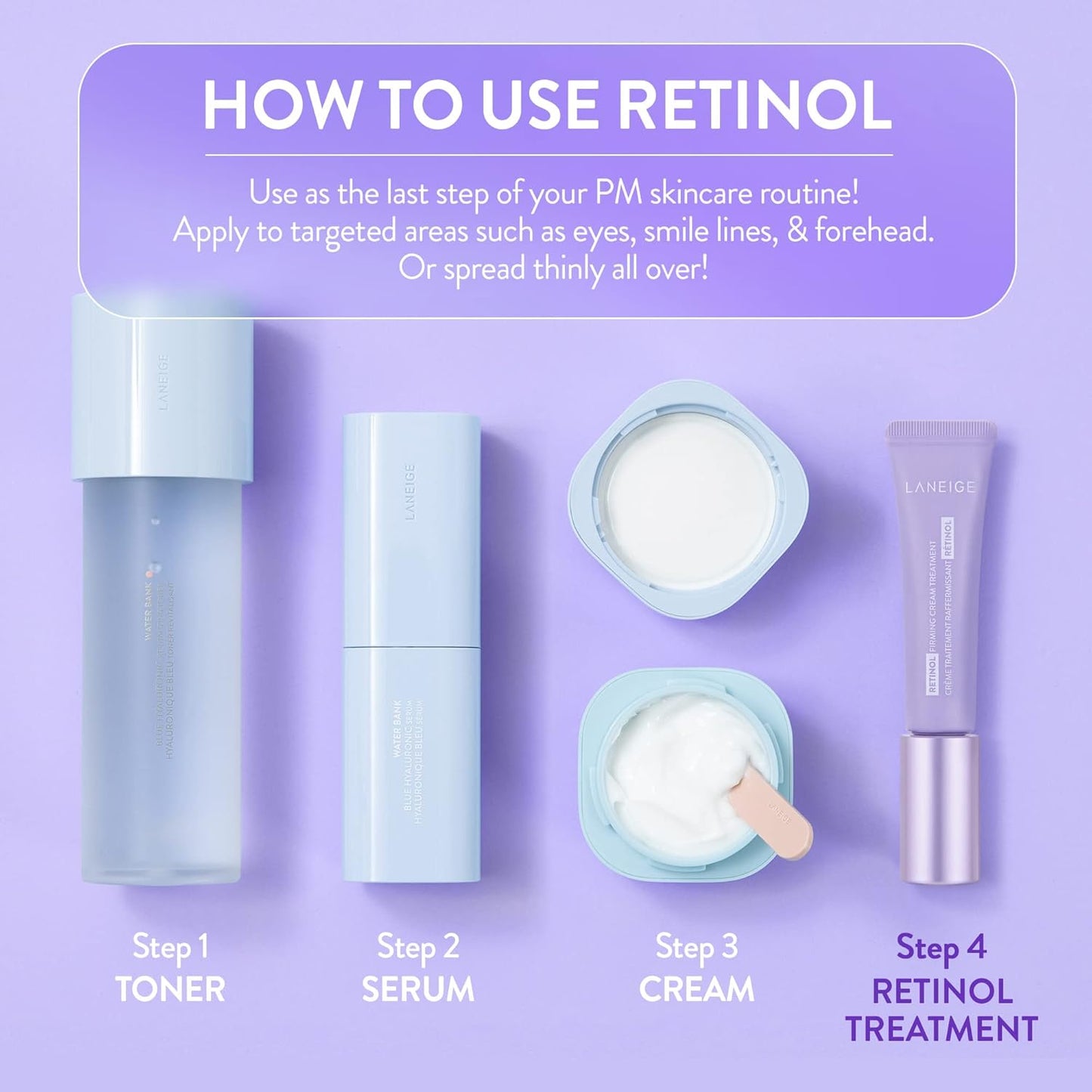 LANEIGE Retinol Firming Cream Treatment: Anti-Aging Moisturizer to Visibly Firm Skin & Smooth Fine Lines and Wrinkles