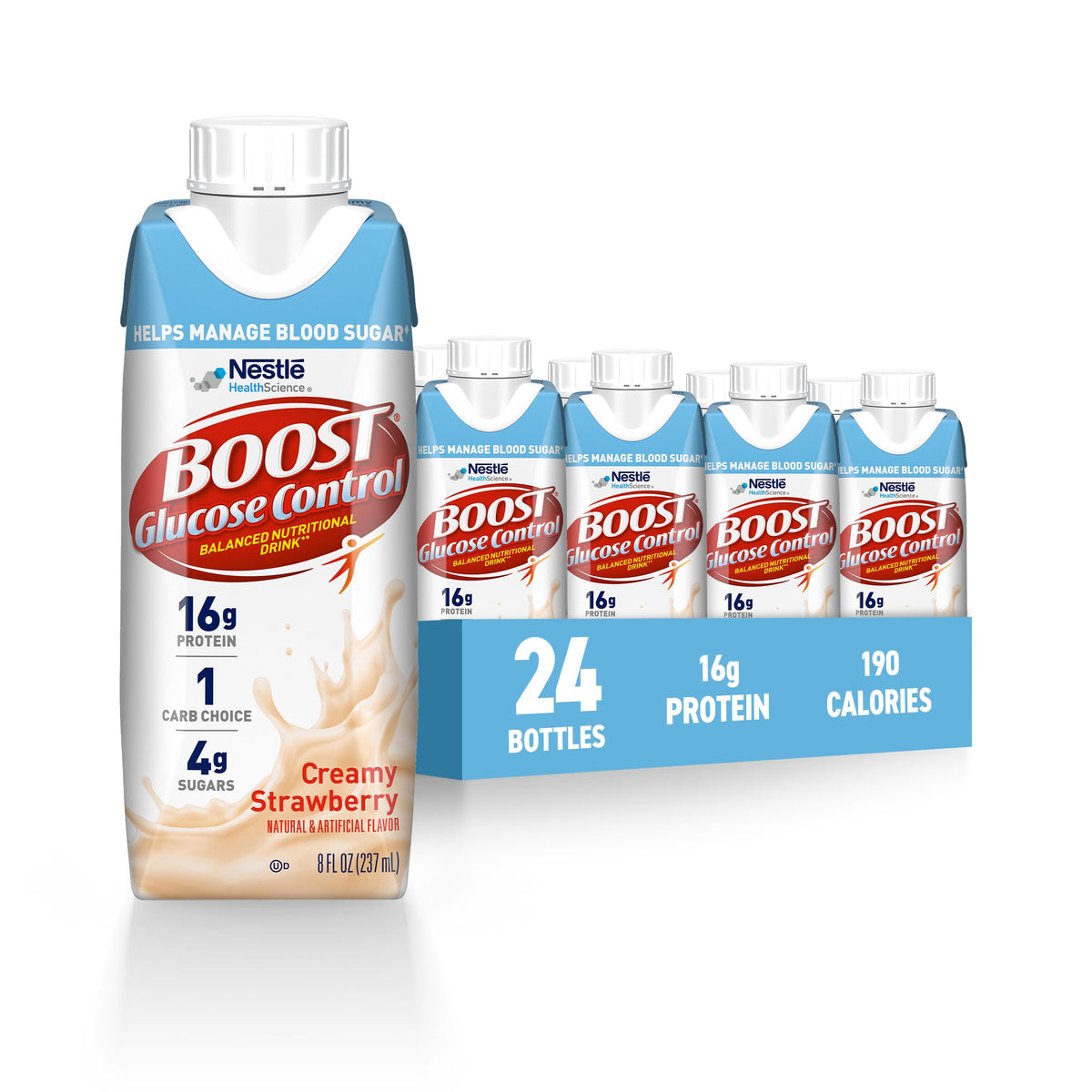BOOST Glucose Control Ready to Drink Nutritional Drink, Vanilla, 8 FL OZ