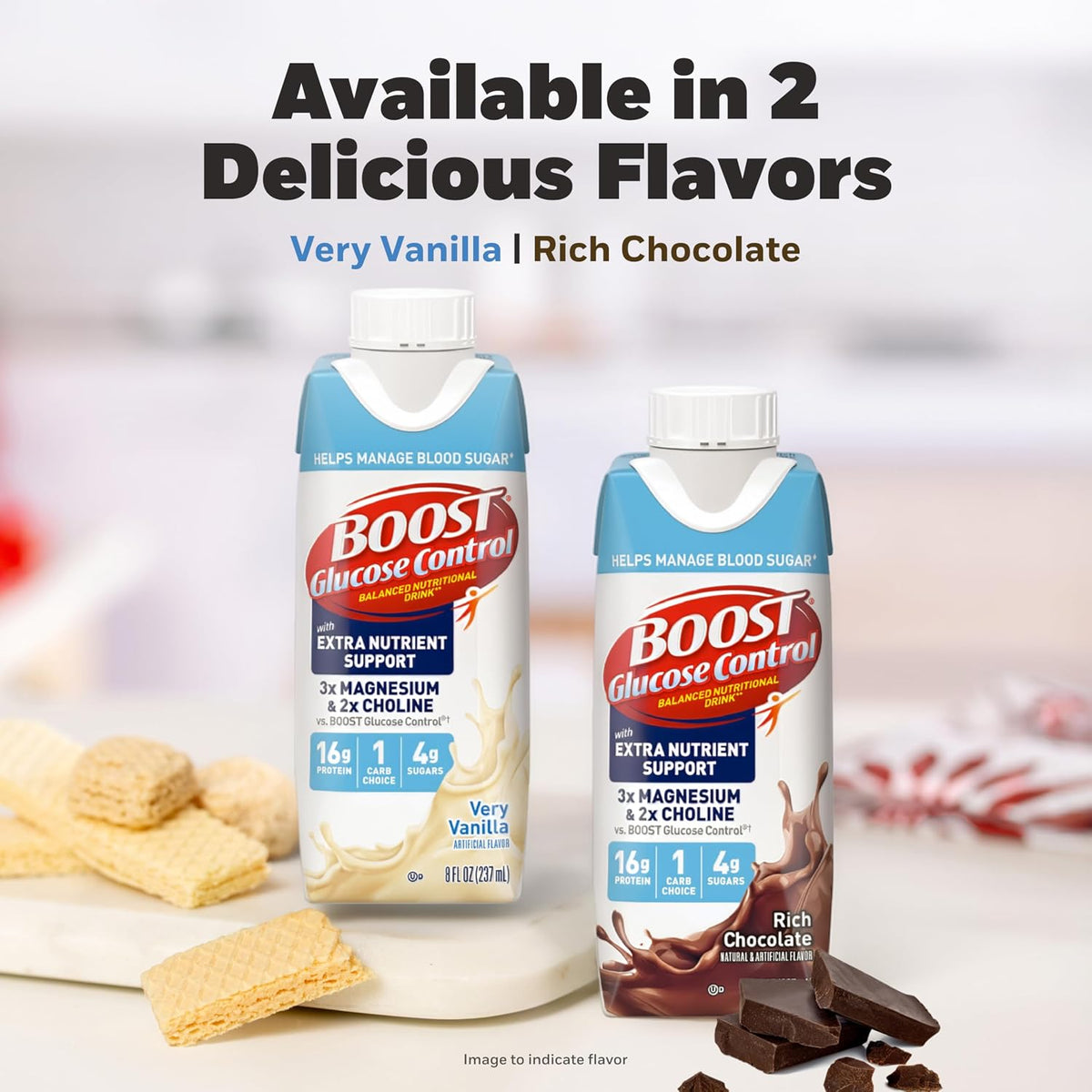 BOOST Glucose Control Ready to Drink Nutritional Drink, Vanilla, 8 FL OZ