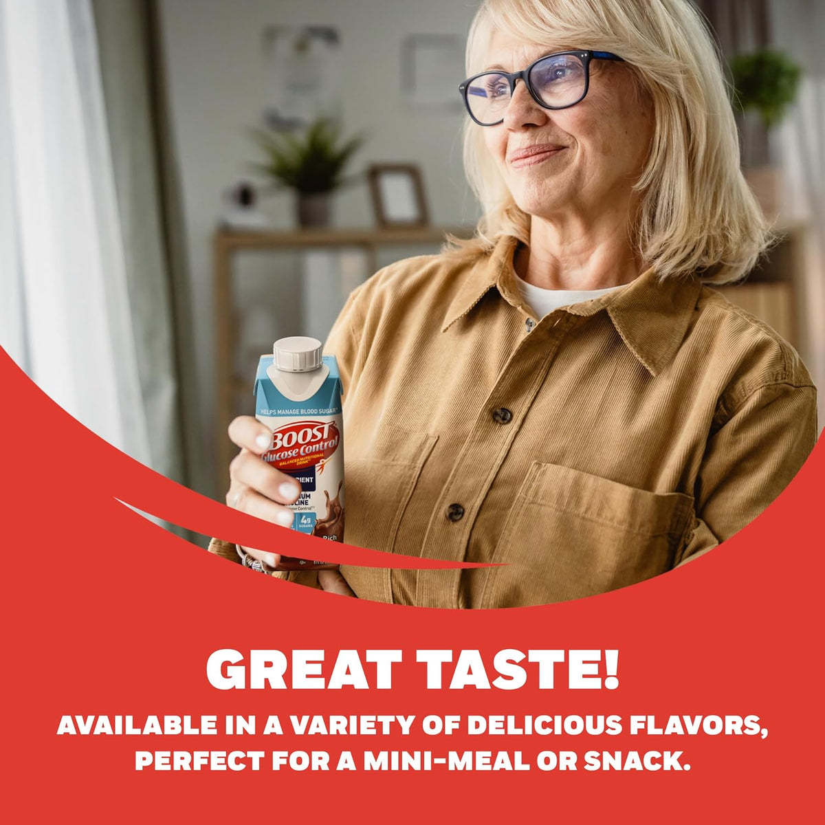 BOOST Glucose Control Ready to Drink Nutritional Drink, Vanilla, 8 FL OZ