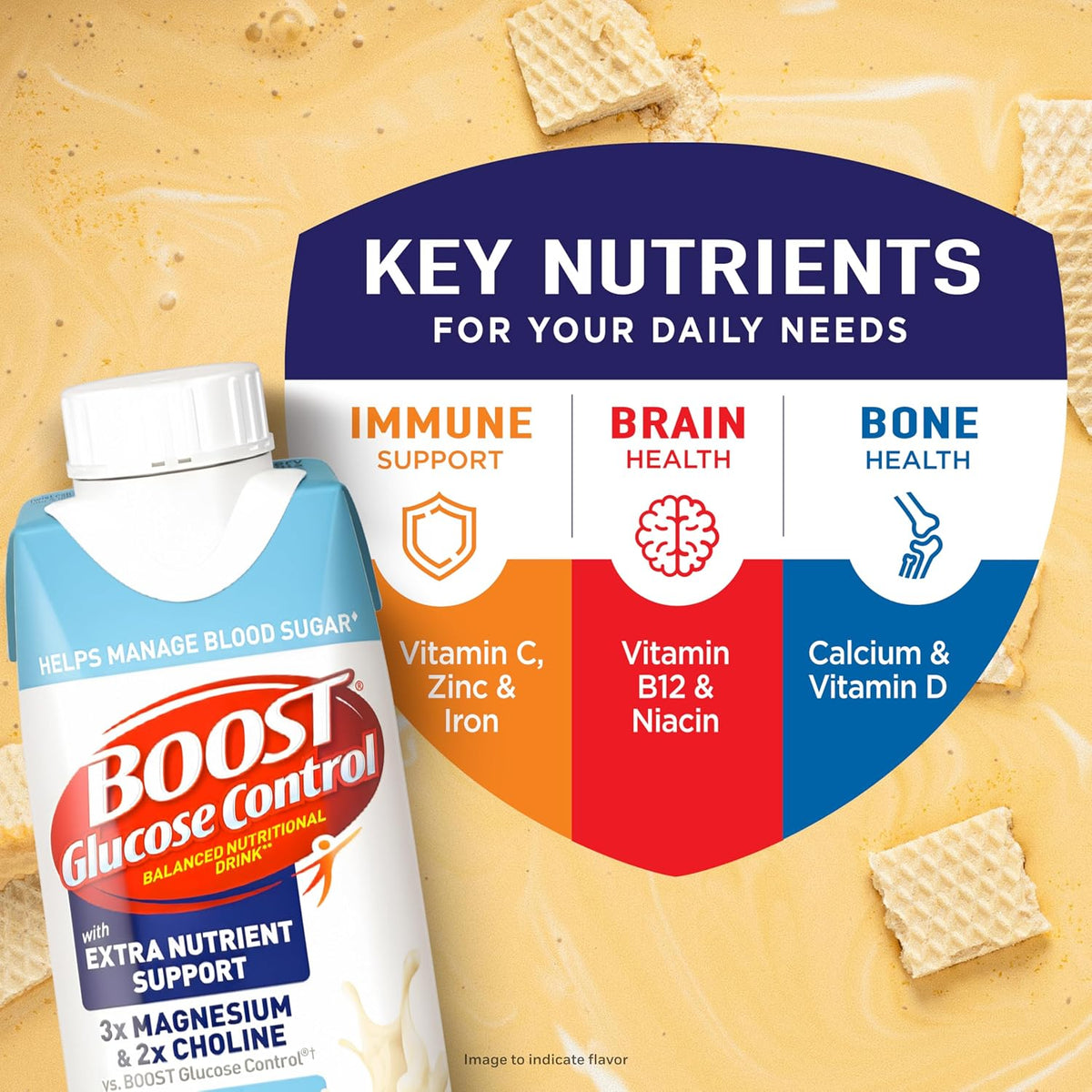 BOOST Glucose Control Ready to Drink Nutritional Drink, Vanilla, 8 FL OZ
